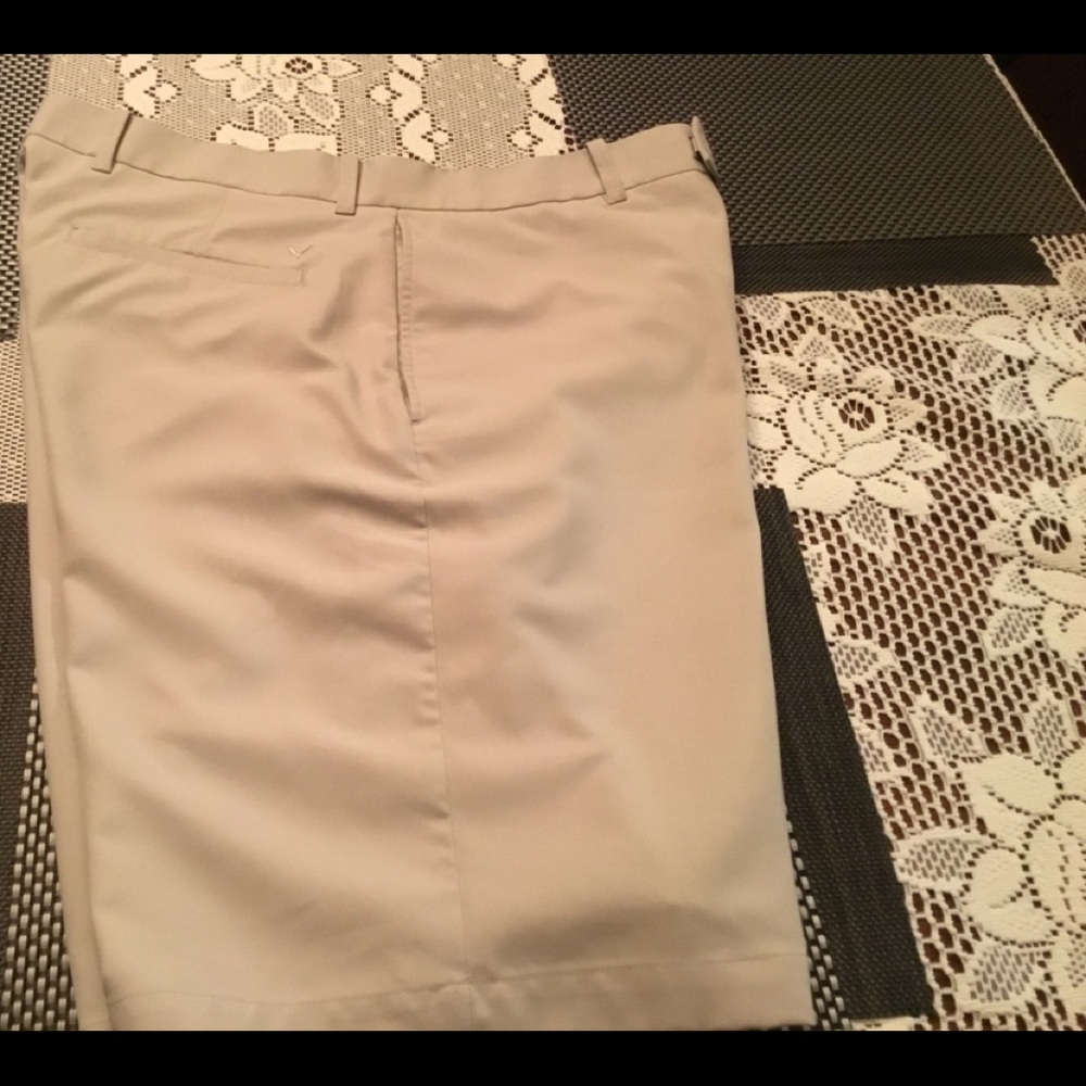 Tan Mens Callaway Golf Shorts